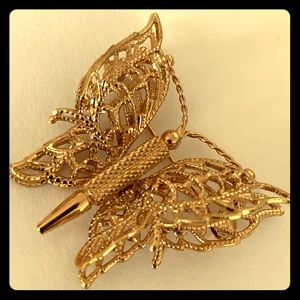 Beautiful VINTAGE double winged MONET butterfly